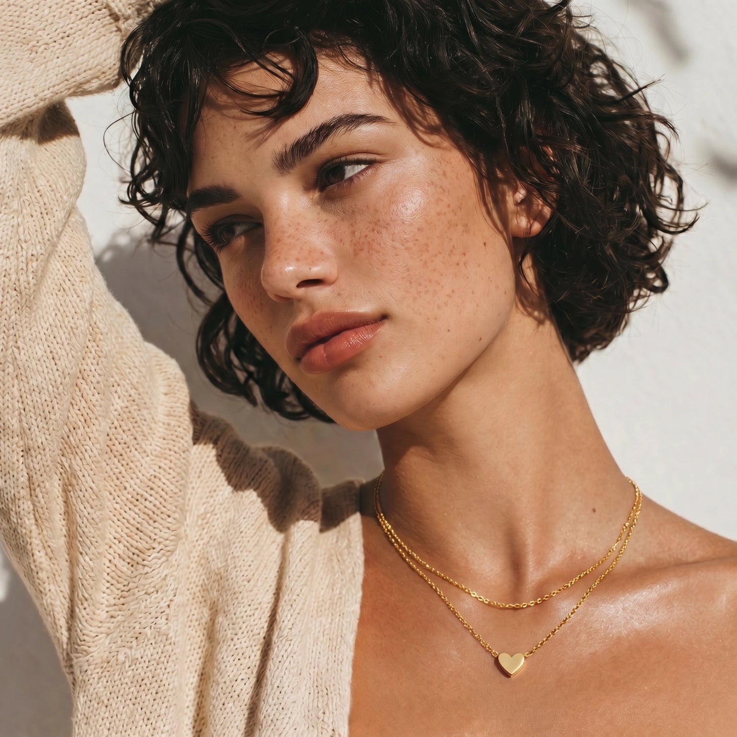 Layered Heart Necklace