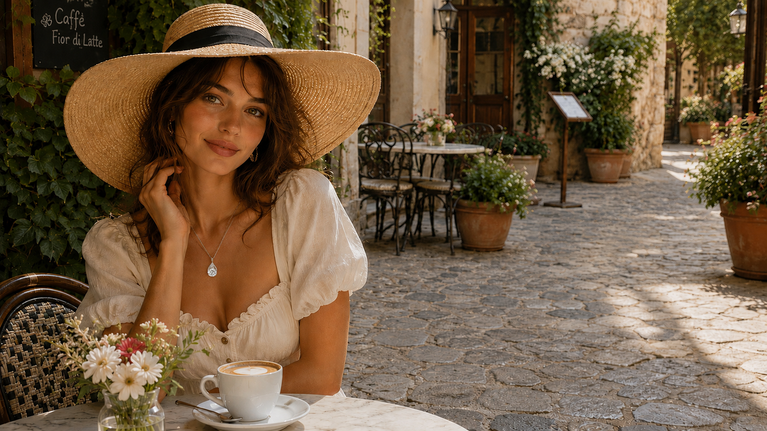 The "Tuscany Teardrop 5 ct. Pendant Collection" by Jean Marie GIA. AJP.